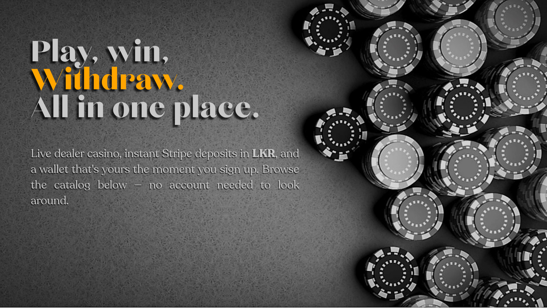 Lucky 11.11 — play, win, withdraw. All in one place.